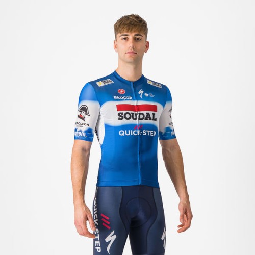 Castelli - pánský dres Quick Step Competizione 3, blue/red