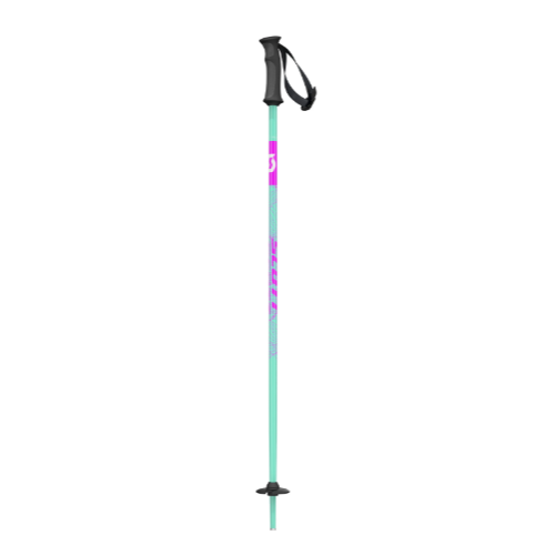 Dětské lyžařské hole Scott Element Jr. Mint Green/ Neon Pink