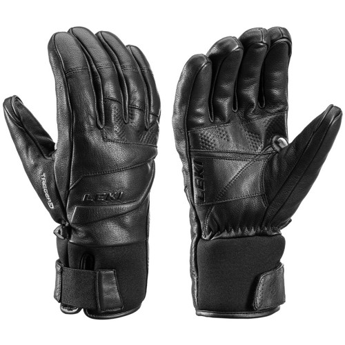 Lyžařské rukavice Leki Force 3D, black