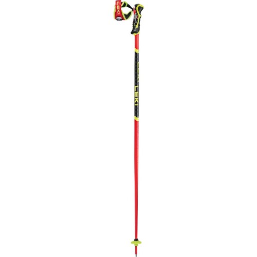Lyžařské hole Leki WCR SL 3D. fluorescent-red-black-neonyellow