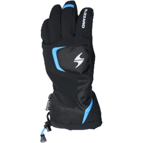 lyžařské rukavice BLIZZARD Reflex junior ski gloves, black/blue