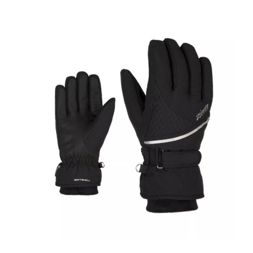 Dámské lyžařské rukavice Ziener KIANA GTX  - Black
