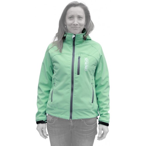 bunda ROCK MACHINE Softshell women green vel. S