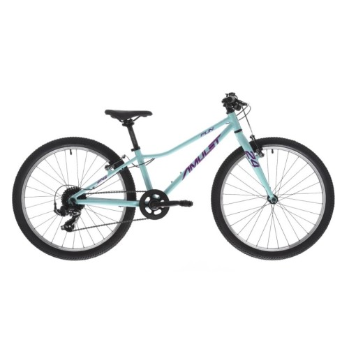 Dětské kolo AMULET 24 Fun SH, Celeste Blue/Purple