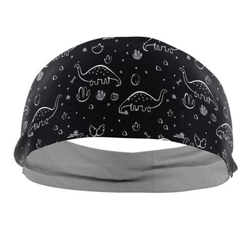 Dětská funkční jednovrstvá čelenka AN.ywhere DINO Black