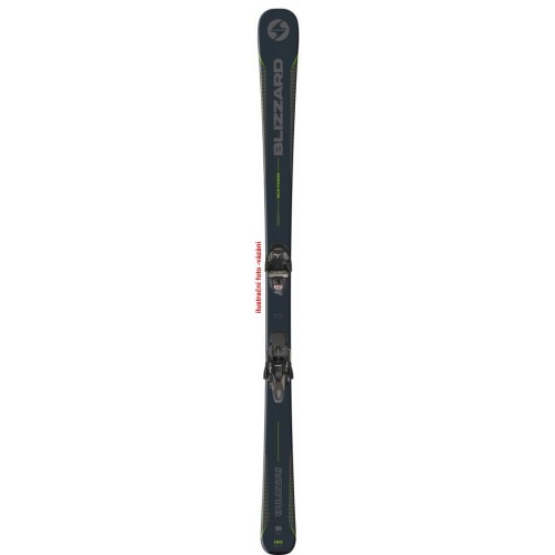 LYŽE BLIZZARD WCR Power, black/green, rental, 18/19 + vázání Tyrolia SLR 9.0 AC