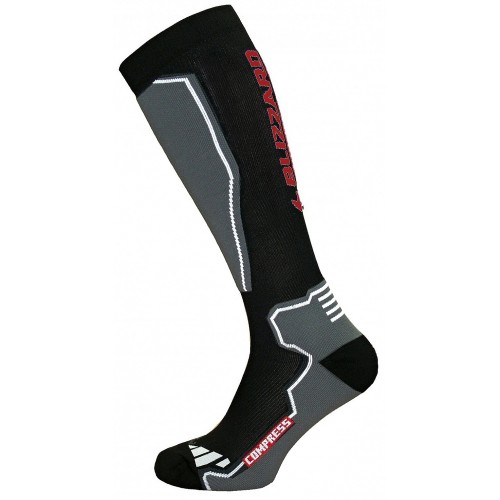 Lyžařské ponožky BLIZZARD Compress 85, black/grey,
