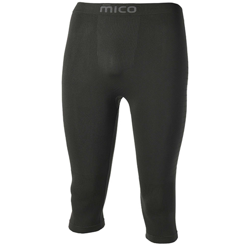 Fukční pánské 3/4 kalhoty Mico Man Extra dry Skintech Nero