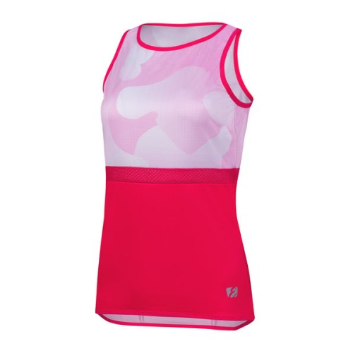 Etape – dámský dres SUMMER, bílá/růžová