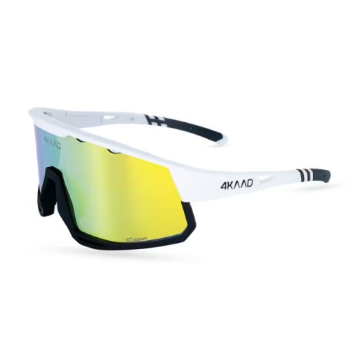 Sportovní sluneční brýle 4K MIRADOR Matt Shiny white, gold mirror 25