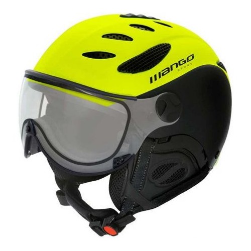 Lyžařská helma MANGO CUSNA VIP, žlutá fluo/černá mat