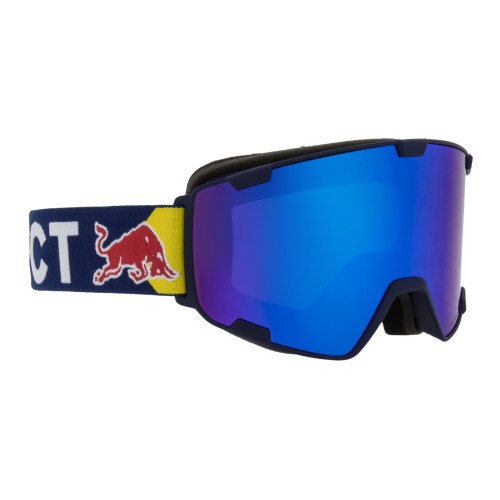 Lyžařské brýle RED BULL SPECT-PARK-003, matt dark blue, smoke with blue mirror, CAT3