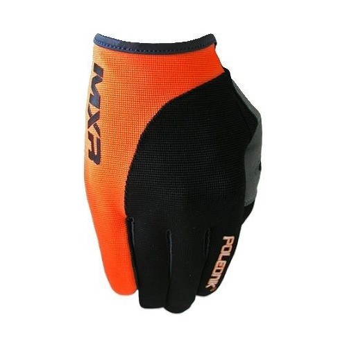 Dětské cyklistické rukavice Polednik MXR Baby black/orange vel. 5