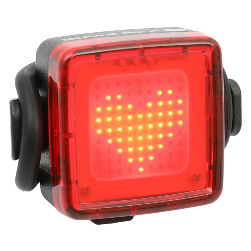 Blikačka zadní SMART Square Heart 30 lm, dobíjecí