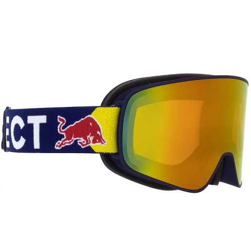 Lyžařské brýle RED BULL RUSH-001RE2 blue, orange with red mirror, CAT2