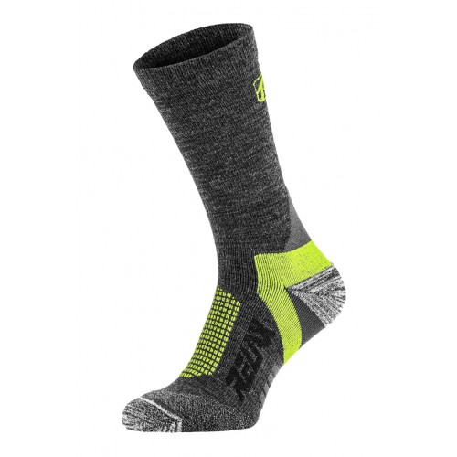 Ponožky na běžky Relax NORDIC černá/zelená RS037