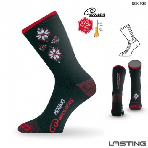 Ponožky na běžky Lasting MERINO SCK 903