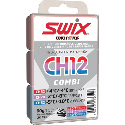 Skluzný vosk SWIX CH12X ,60g