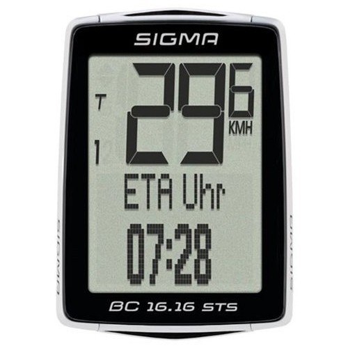 Cyklo computer SIGMA BC 16.16 STS CAD Smart NFC, bezdrátová verze