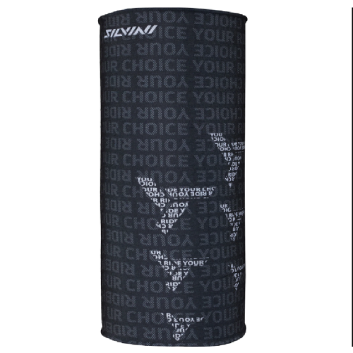 Unisex nákrčník Silvini MOTIVO Cloud Black One size
