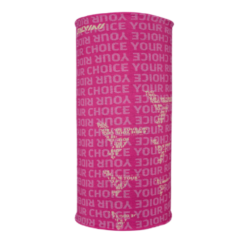 Unisex nákrčník Silvini MOTIVO Fuchsia Black One size