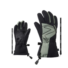 Lyžařské rukavice Ziener LAVAL AS® AW JUNIOR Black Dusty Green