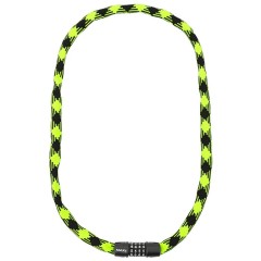 Řetězový zámek MAX1 Twist kódový 3,2x1200 mm zeleno/černý
