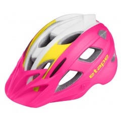 Dětská cyklistická helma Etape JOKER růžová/bílá