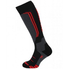 Lyžařské ponožky BLIZZARD Allround wool, black/anthracite/red