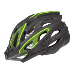 Cyklistická helma Etape BIKER, černá/zelená mat