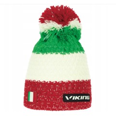 Zimní čepice s bambulí Viking Cornet Sport Grass Green Uni