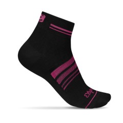 Dámské ponožky Etape KISS, černá/růžová