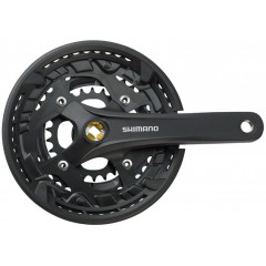kliky SHIMANO Acera FC-T3010 , černé, s krytem, pro osu čtyřhran, 9speed