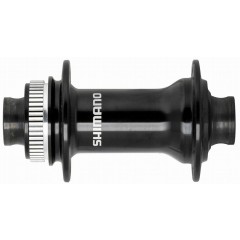Náboj disc SHIMANO HB-MT410 32děr Center lock 15mm e-thru-axle 100mm přední černý