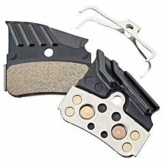 Brzdové destičky SHIMANO N04C-MF s chladičem čtyřpístkové, metalické v krabičce