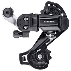 Měnič SHIMANO Tourney RD-TY200GS, 6/7 speed bez háku, dlouhé vodítko černý