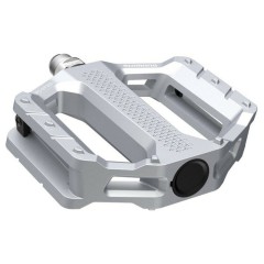 Pedály SHIMANO  PD-EF202 Flat stříbrné, v krabičce