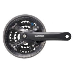 Kliky SHIMANO Acera FC-M361 175 mm, 48-38-28 zubů, černé, s krytem řetězu, čtyřhran, v kra