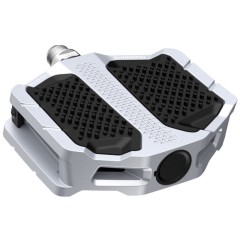 Pedály SHIMANO PD-EF205 Flat stříbrné, v krabičce
