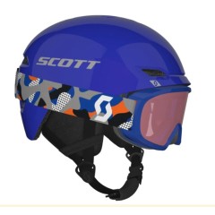 Dětská lyžařská helma s brýlemi Scott KEEPER 2 + brýle JR WITTY Blue