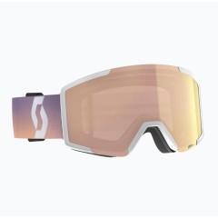 Lyžařské brýle Scott SHIELD White/Soft Pink AMP Rose Chrome S2