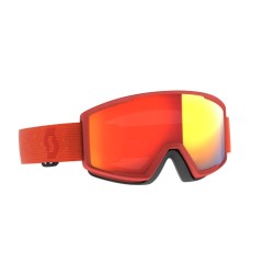 Lyžařské brýle SCOTT FACTOR PRO rust red/enhancer red chrome