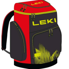 Taška na lyžařské boty Leki Skiboot Bag WCR / 85 L - bright red/black/neonyellow
