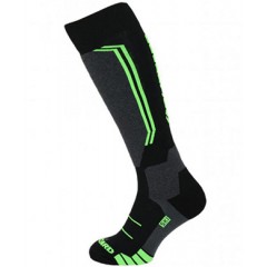 Lyžařské ponožky BLIZZARD Allround wool black/anthracite/green,