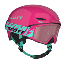 Lyžařská helma Scott KEEPER 2 + brýle Jr SHIELD Neon Pink/Mint Green