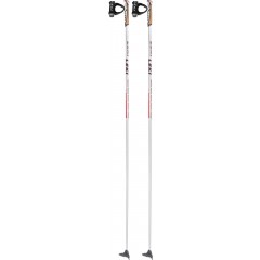 Leki CC 600, white-darkanthracite-fluorescent red, vel. 155 cm