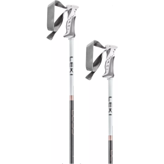 Sjezdové hole Leki Bliss gunmetal-white-rosegold