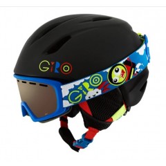 Dětská lyžařská helma+brýle Giro LAUNCH black vel.48,5-52cm