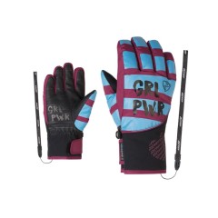 Junior lyžařské rukavice Ziener LIWA AS(R) PR girls blue