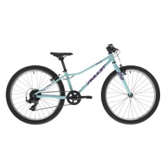 Dětské kolo AMULET 24 Fun SH, Celeste Blue/Purple